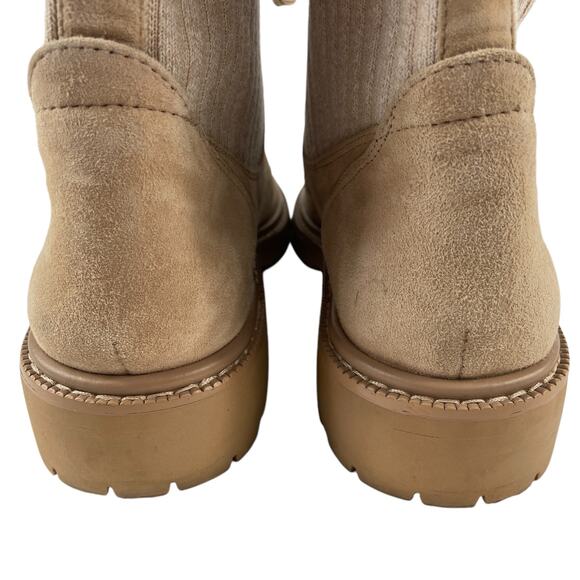Sam Edelman Lydell Combat Boots Tan Womens Size 8 - Picture 8 of 14
